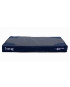 FREEDOG CAMA MEMORY FOAM FLAT AZUL 61X91X10CM