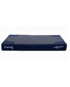 FREEDOG CAMA MEMORY FOAM FLAT AZUL 71X122X10CM