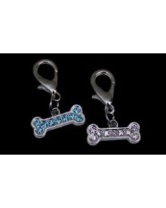 FREEDOG COLGANTE MINI HUESO PIEDRAS COLORES