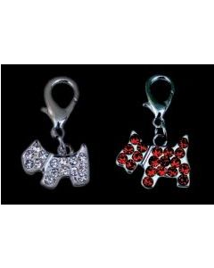 FREEDOG COLGANTE MINI PERRO PIEDRAS BLANCAS