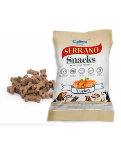 SERRANO SNACK PERRO DE PAVO  (25UNID) 85GR