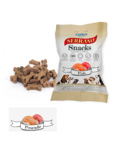 SERRANO SNACK PERRO PESCADO (25UNID) 85GR