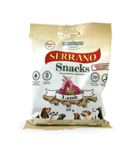 SERRANO SNACK PERRO DE CORDERO (25UNID) 85GR