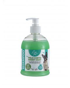 LEO PET CHAMPÚ PELO CORTO ALOE VERA Y ORTIGA 500ml
