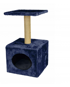 LEO PET ÁRBOL PARA GATOS “GIGLIO” AZUL OSCURO 30X30X55H CM