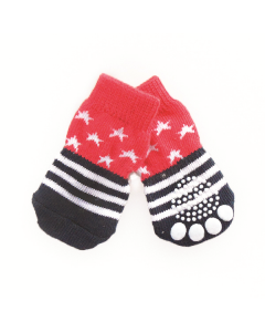 LEO PET CALCETINES PERRO STAR&STRIPS TALLA S PACK 2