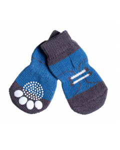LEO PET CALCETINES PARA PERRO SNEAKERS BLU TALLA S