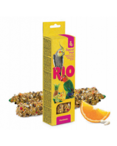 RIO BARRITAS-FRUTA TROP. PEQUE. COTORRAS 2X75GR