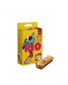 RIO BIZCOCHO CON SEMILLAS PARA PAJAROS 8x5x7gr
