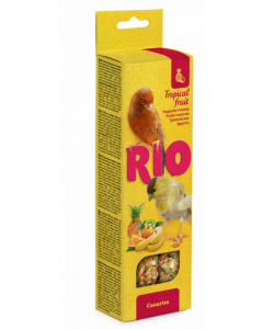 RIO BARRITAS CON FRUTA TROPICAL CANARIOS 2X40GR