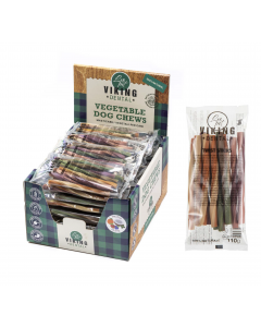 LEO PET VIKING DENTAL TWIST 12 CM - BOLSA 10 UDS 110 GR (300 PZ)