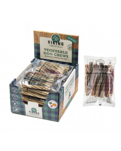 LEO PET VIKING DENTAL TWIST BICOLOR S - 12 CM BOLSA 10 UDS 140 GR (180 PZ)