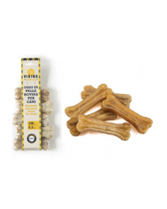 LEO PET HUESO PRENSADO CUERO 8,5 CM 5PZ