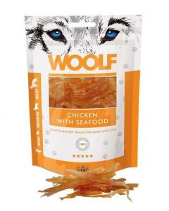 WOOLF CHICKEN BARS WITH SEAFOOD