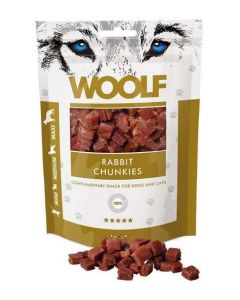 WOOLF DOG/CAT RABBIT CHUNKIES 100GR