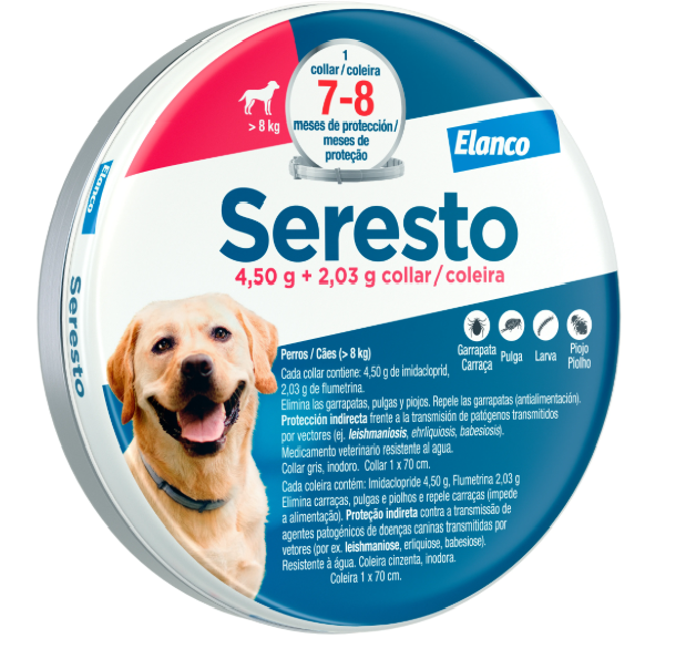 SERESTO PERROS + 8KG 