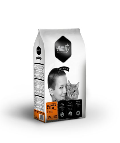 AMITY CAT PREMIUM  ADULT SALMON 1,5KG