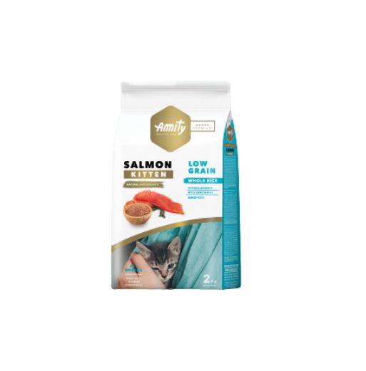 AMITY CAT LOW GRAIN KITTEN SALMÓN 2KG