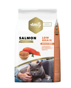 AMITY CAT LOW GRAIN ADULT SALMÓN 2KG