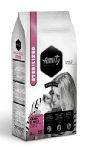 AMITY CAT PREMIUM STERILIZED LAMB 2KG