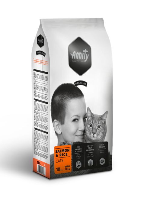 AMITY CAT PREMIUM  ADULT SALMÓN 10KG