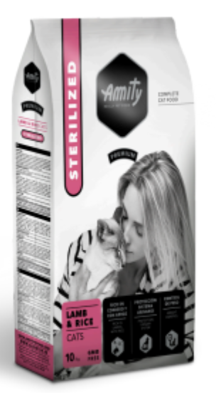 AMITY CAT PREMIUM STERILIZED LAMB 10KG