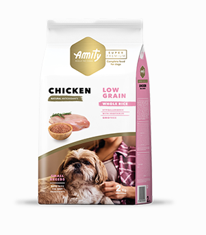 AMITY DOG LOW GRAIN MINI ADULT CHICKEN 2KG