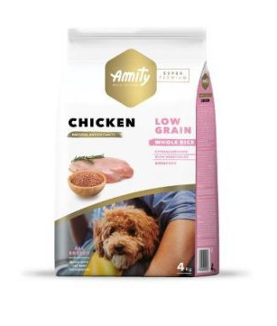 AMITY DOG LOW GRAIN ADULT CHICKEN 4KG