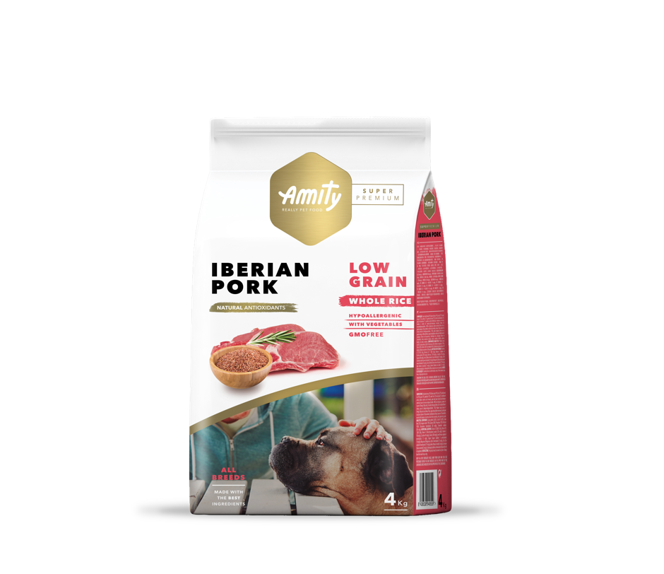 AMITY DOG LOW GRAIN ADULT IBERIAN PORK 4KG