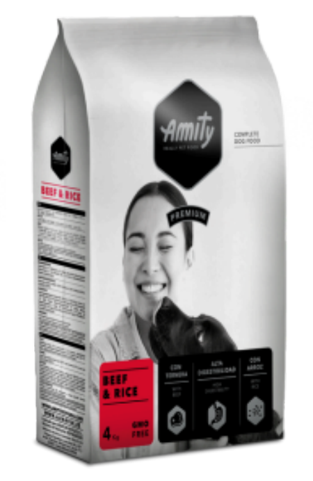 AMITY DOG PREMIUM ADULT BEEF 4KG