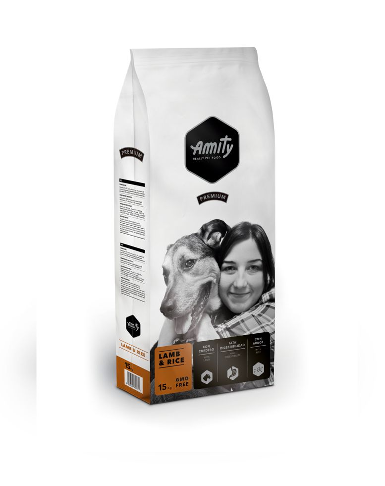 AMITY DOG PREMIUM ADULT LAMB 15KG