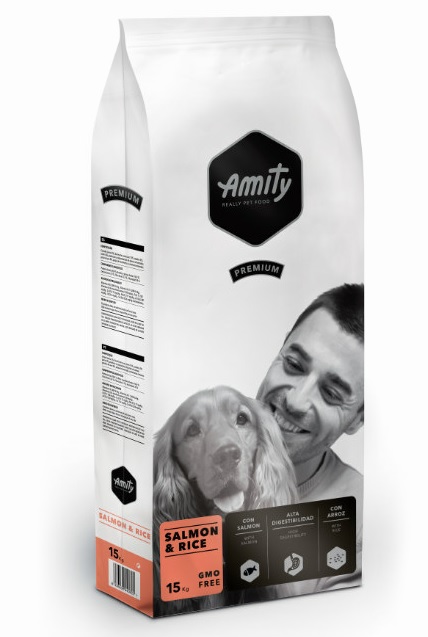 AMITY DOG PREMIUM ADULT SALMON 15KG