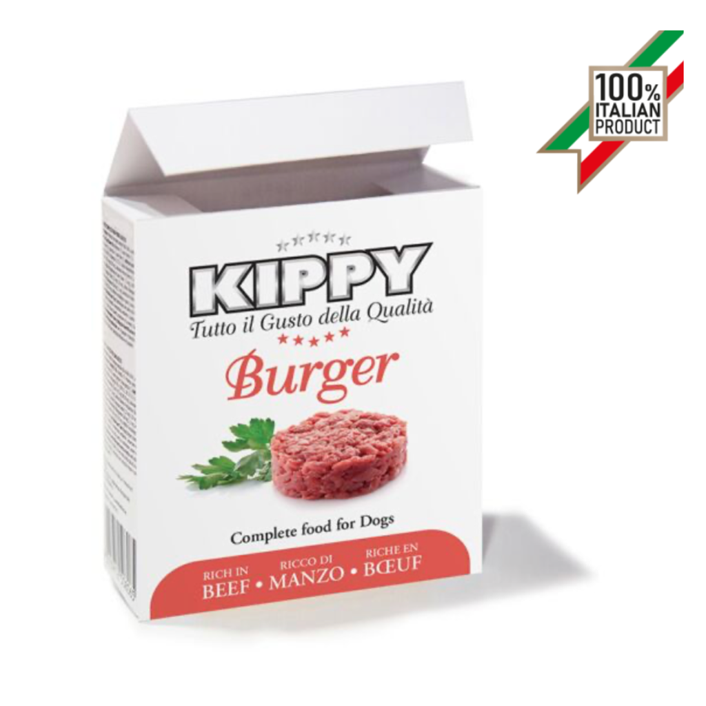 KIPPY DOG HAMBURGUESA TERNERA 100GR (20 UND.)