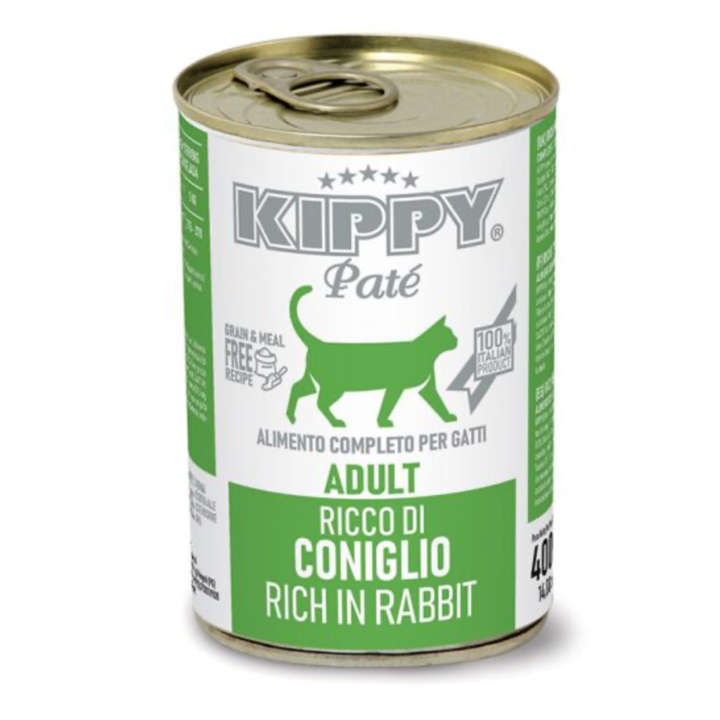 KIPPY CAT ADULT PATÉ CONEJO 400GR (24 UND.)