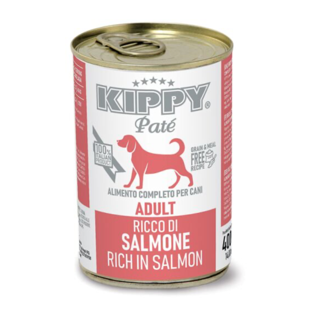 KIPPY DOG ADULT PATÉ SALMÓN 400GR (24 UND.)