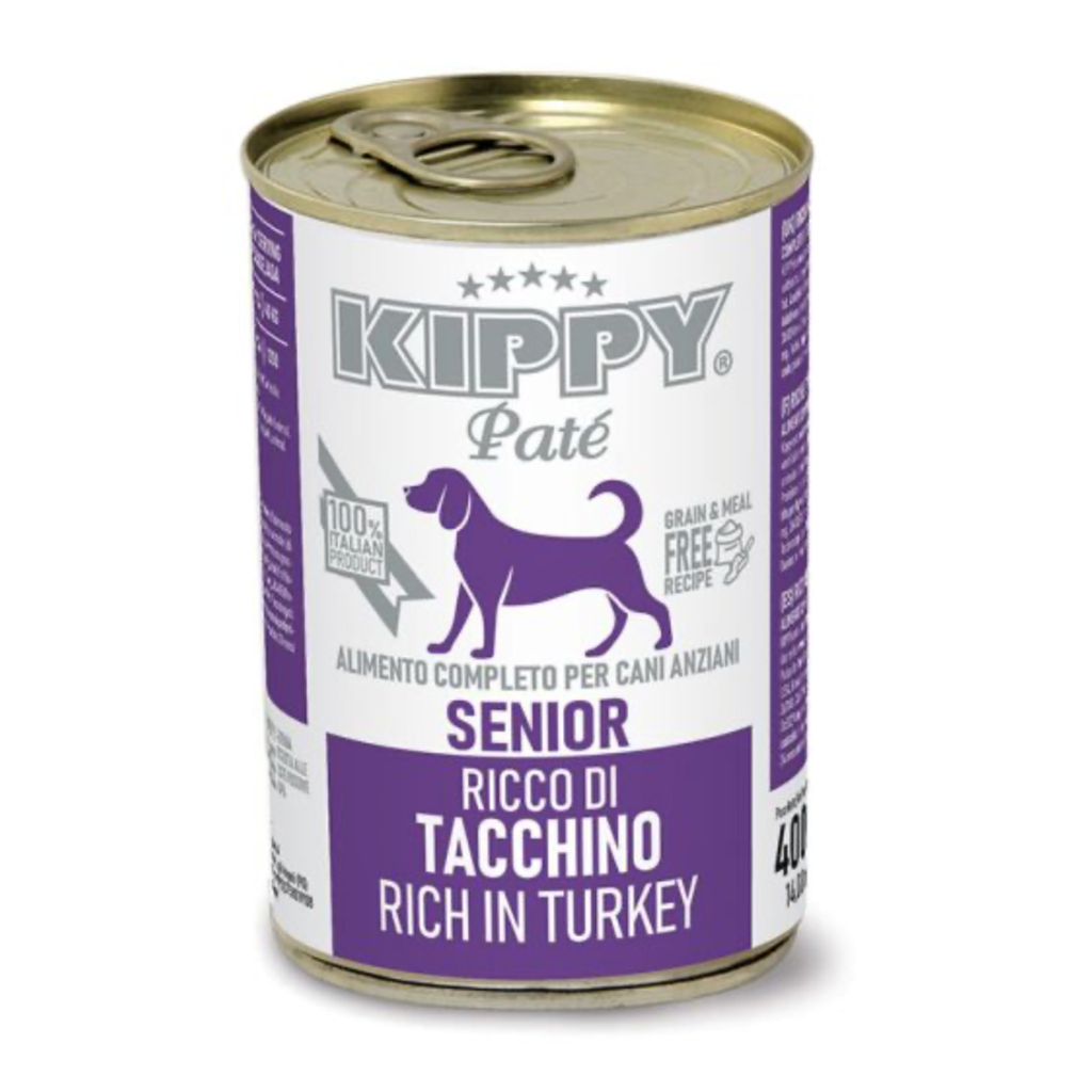 KIPPY DOG SENIOR PATÉ PAVO 400GR (24 UND.)