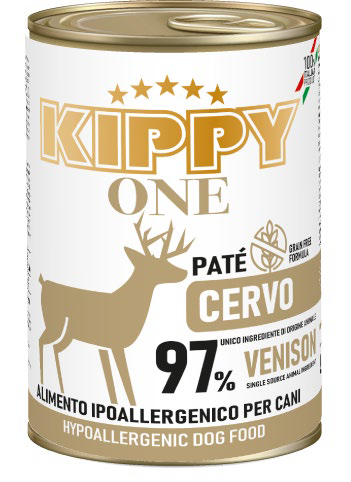 KIPPY ONE DOG ADULT MONOPROTEICA CIERVO 400GR (24 UND.)