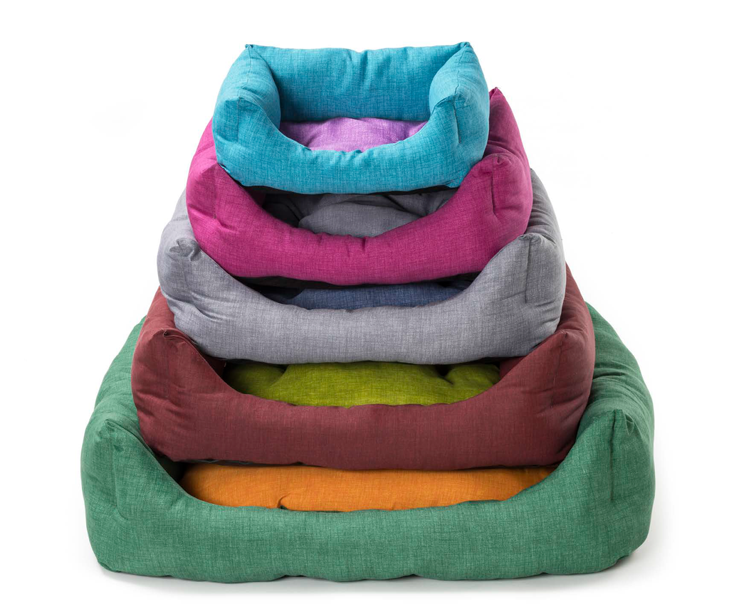 LEO PET CAMA RODI 70X85 CM COLORES LISOS MIXTOS