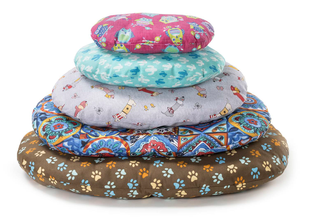 LEO PET COJIN "ZEUS" PARA CESTA "STRAKA" 65X45 TELAS MIXTAS