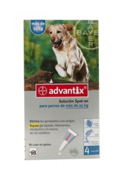 ADVANTIX 4 x 4,0 (>25 KG)