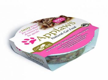 APPLAWS CAT TARRINA FILETE ATÚN-GAMBA 10X60G (10 UND.)