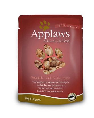 APPLAWS CAT SOBRE ATÚN-GAMBAS PAC 12X70GR (12 UND.)