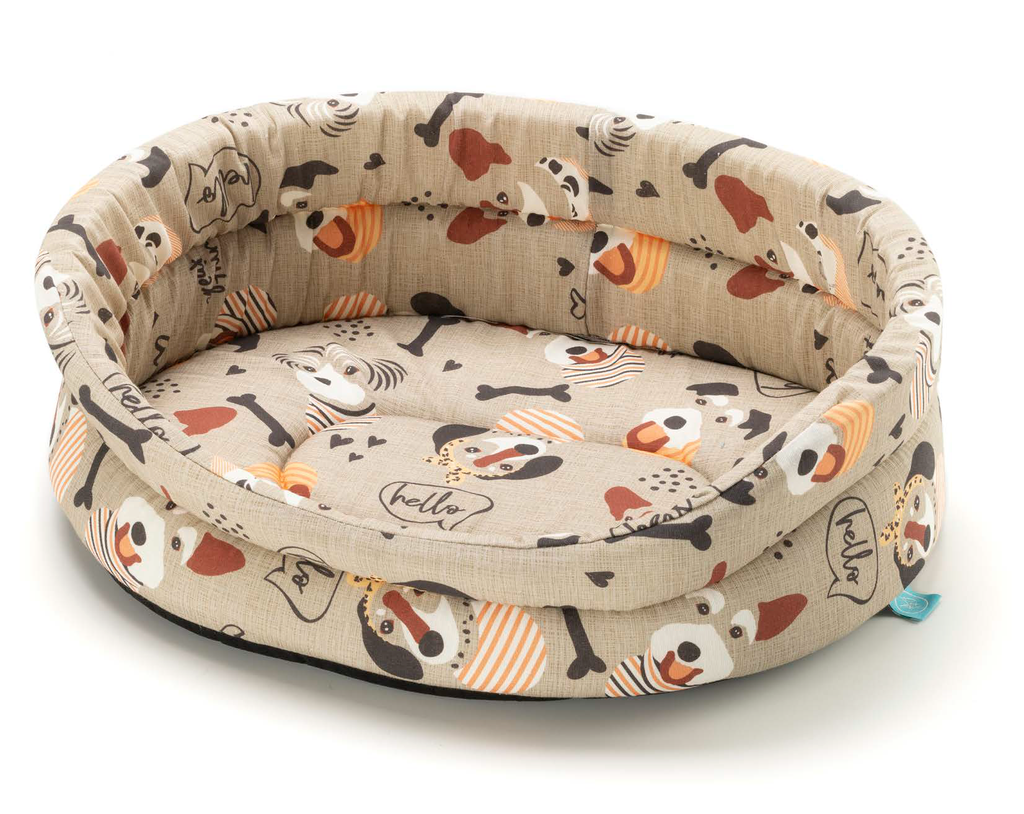 LEO PET JUEGO DE 4 CAMAS "ORFEO" DOGS AND BONES