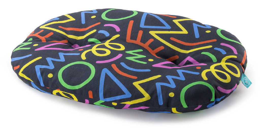 LEO PET COJIN OVALADO "NETTUNO" FUNNY COLORS 90X65 CM