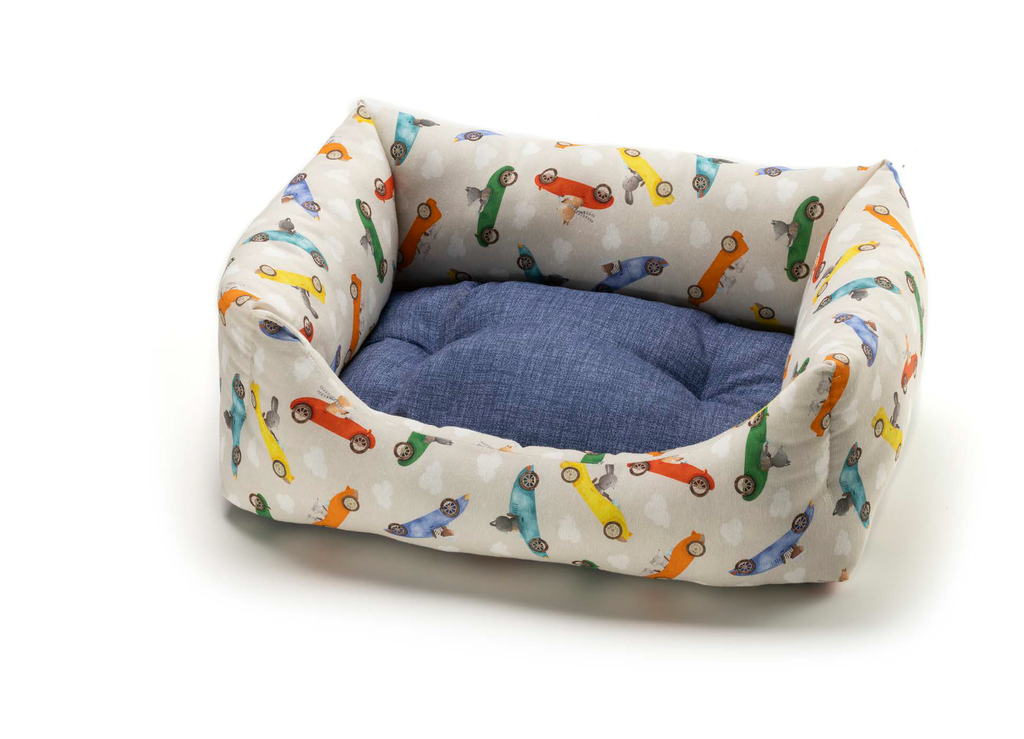 LEO PET CAMA RODI FUNNY CARS 60X70 CM