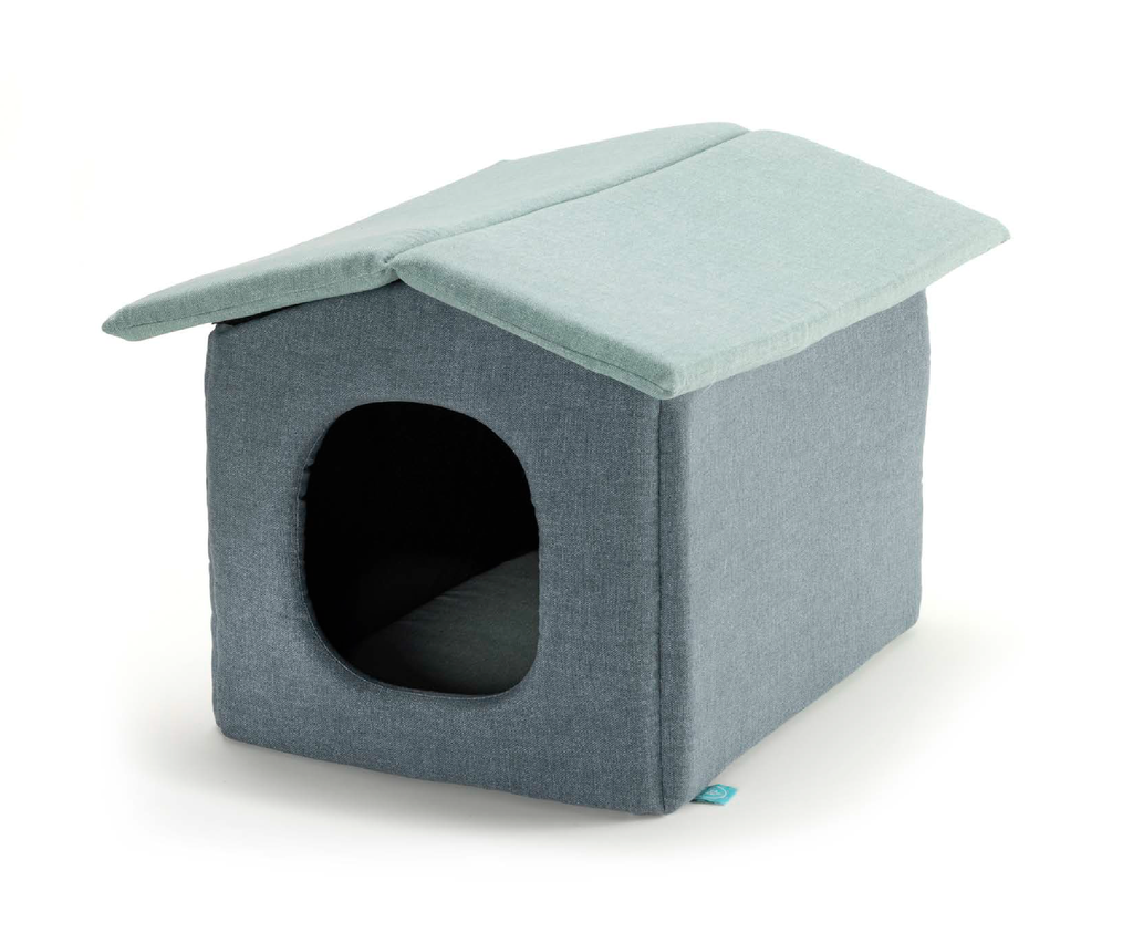 LEO PET CAMA LUXURY COTTAGE AZUL DALIA 47X35X35 CM
