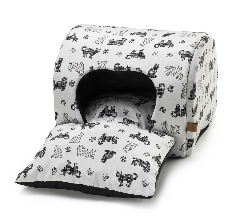 LEO PET CAMA GATO CUADRADA RODI FIGARO 50X50X20 CM
