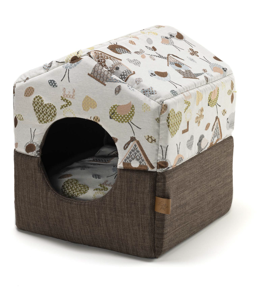 LEO PET CAMA COTTAGE BIRDY 34X34X41CM