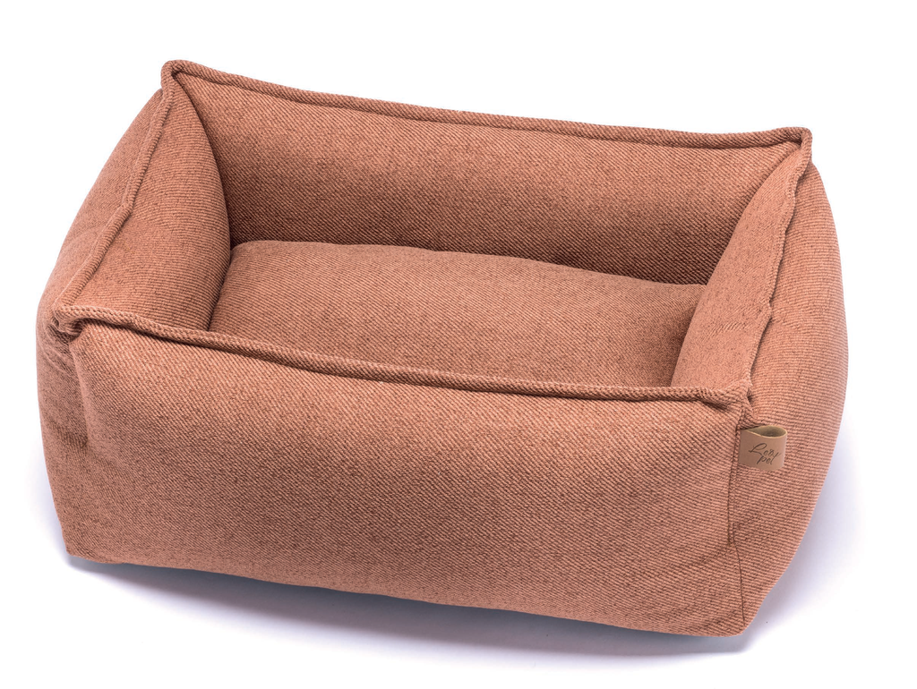 LEO PET CAMA ELBA MARRÓN NIEVE 45X60 CM