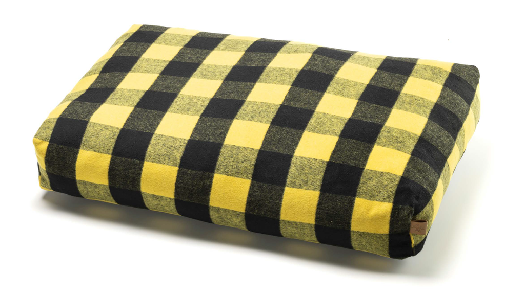 LEO PET COJÍN LADRILLO CHALET AMARILLO 60X100X15 CM